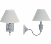 Lampy ścienne - Kinkiet w Stylu Prowansalskim Blanc MariClo'' E - miniaturka - grafika 1