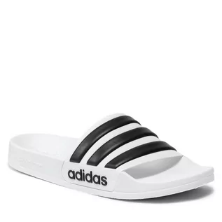 Klapki i japonki damskie - Adidas Klapki adilette Shower AQ1702 Ftwwht/Cblack/Ftwwht - grafika 1