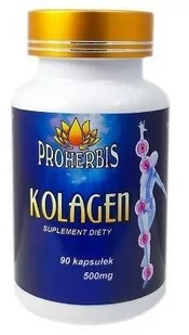 PROHERBIS Yucca Kolagen Rybi 90 500 mg kap Zdrowe Stawy YUC2902 - Stawy, mięśnie, kości - miniaturka - grafika 1