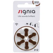 Baterie i akcesoria - Siemens Baterie do aparatów słuchowych Signia 312 SI18 - miniaturka - grafika 1