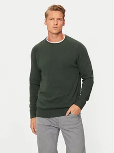 INDICODE Sweter Santorino 35-718 Zielony Regular Fit - Swetry męskie - miniaturka - grafika 1