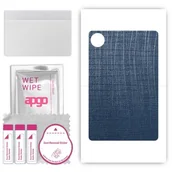 Akcesoria do tabletów i e-booków - folia naklejka skórka strukturalna na TYŁ do Huawei MatePad Pro 11 2024 - Tkanina Granatowa - apgo SKINS - miniaturka - grafika 1