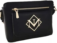 Torebki damskie - ﻿Monnari Torebka Damska Listonoszka Z kieszoną i biżuteryjnym logo - miniaturka - grafika 1