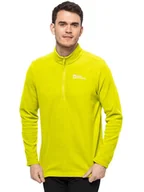 Bluzy męskie - Jack Wolfskin Bluza polarowa "Taunus" w kolorze żółtym - miniaturka - grafika 1