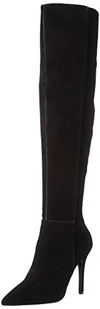 Aldo Seania U damskie kozaki z krótką cholewką, czarny - Schwarz Black Suede 91-40 EU - Kozaki damskie - miniaturka - grafika 1