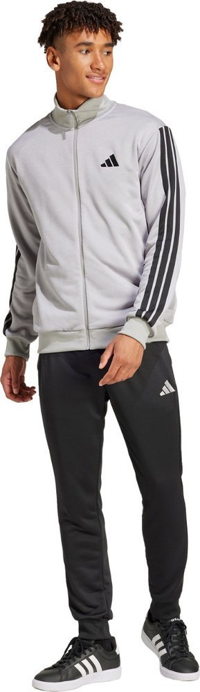 Adidas Dres męski adidas Sportswear Basic 3-Stripes French Terry Tracksuit JI8876 XL