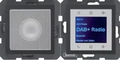 Inne akcesoria elektryczne - Berker Radio podtynkowe Dab+ B.3/B.7/B.Kwadrat - antracyt - miniaturka - grafika 1