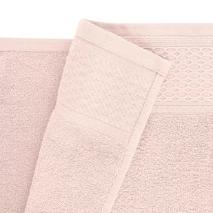 Ręcznik 70 x 140 Kąpielowy Bawełna Solano Róż Kwar - Ręczniki - miniaturka - grafika 4