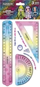 Przybory szkolne - Zestaw Geometryczny Flexi Rainbow High Astra - miniaturka - grafika 1