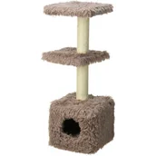 Drapaki dla kotów - Drapak dla kota 30 x 30 x 89 cm brązowy - miniaturka - grafika 1