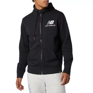 Bluza New Balance MJ03558BK - czarna - Bluzy sportowe męskie - miniaturka - grafika 1