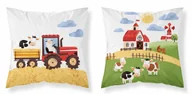 Pościel dla dzieci - Poszewka dziecięca bawełniana 40x40 psba 0048a farma - miniaturka - grafika 1