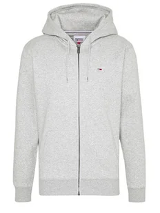 TOMMY JEANS bluza szara zapinana na zamek Gray, Rozmiar S - Bluzy męskie - miniaturka - grafika 1
