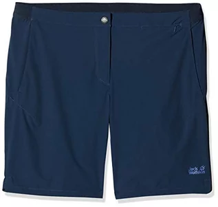 Spodenki damskie - Jack Wolfskin Spodenki HILLTOP TRAIL SHORTS W midnight blue - 40 1505461-1910 - grafika 1