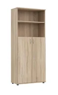 Regały biurowe - Elior Skandynawski zamykany regał biurowy dąb sonoma G8-A52 - miniaturka - grafika 1