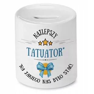 Skarbonka Dla Tatuatora na Urodziny Prezent z Nadrukiem ze Zdjęciem - Skarbonki - miniaturka - grafika 1
