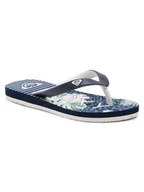 Buty dla dziewczynek - Roxy Japonki ARGL100279 Granatowy - miniaturka - grafika 1