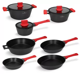 Zestaw garnków i patelni 10 el. Obsidian Zwieger - Zestawy garnków i patelni - miniaturka - grafika 1