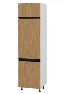 Bari Plus Słupek Wysoki Pod Zabudowę Lodówki Lewy Dl-60-220 Hk-Xs Blum Dąb Kamienny - Meble kuchenne - miniaturka - grafika 1