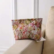 Inne - Etui kosmetyczne z haftem kwiatowym: wysokiej jakości, przenośne i wodoodporne - miniaturka - grafika 1