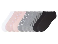 Skarpetki dla dzieci - pepperts!® Skarpetki stopki dziecięce z biobawełną, 10 par (różowy/szary/biały/czarny, 39-42) - miniaturka - grafika 1