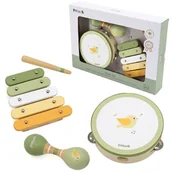 Akcesoria do instrumentów klawiszowych - Dla Dzieci Zestaw Instrumentów Muzycznych Zielony - miniaturka - grafika 1