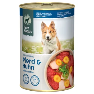 Pure Nature Adult, 6 x 400 g - Konina i kurczak - Mokra karma dla psów - miniaturka - grafika 1