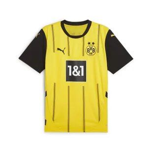 Męska koszulka domowa Borussia Dortmund 24/25 PUMA Faster Yellow Black - Koszulki sportowe męskie - miniaturka - grafika 1