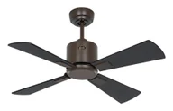 Wentylatory sufitowe - Energooszczędny wentylator sufitowy z pilotem Eco Neo III WiFi 92 cm brązowe łopatki czarny / teak - miniaturka - grafika 1