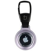 Akcesoria do nawigacji - Bizon Etui Case Locator Magnetic do Apple AirTag, fioletowe - miniaturka - grafika 1