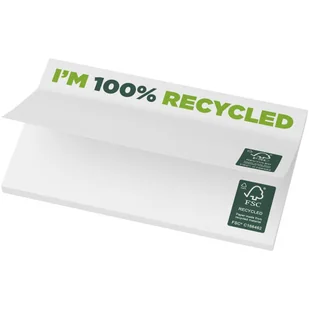Karteczki samoprzylepne z recyklingu o wymiarach 127 x 75 mm Sticky-Mate® - Gadżety  do biura - miniaturka - grafika 1