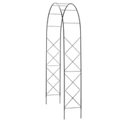 Kratki i pergole - Pergola metalowa "Atri" 255 cm, czarna - miniaturka - grafika 1