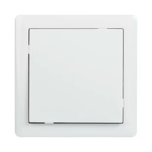 LEXMAN Włącznik pojedynczy schodowy SLIM  biały  LEXMAN - Wyłączniki światła i elektryczne - miniaturka - grafika 1