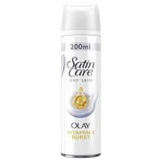 Kosmetyki do golenia - Gillette Satin Care Dry Skin Olay żel do golenia do skóry suchej 200ml - miniaturka - grafika 1