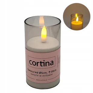 ŚWIECZKA DEKORACYJNA NA BATERIE 2X AA LED WKŁAD EFEKT PŁOMIENIA 10cm fi 5cm - Świece ŚWIECZKA DEKORACYJNA NA BATERIE 2X AA LED WKŁAD EFEKT PŁOMIENIA 10cm fi 5cm - Świece - miniaturka - grafika 1