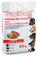 Sucha karma dla psów - Tropidog Adult Medium&Large Turkey&Rice 2,5 kg - miniaturka - grafika 1