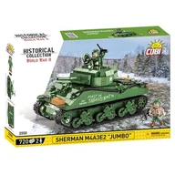 Klocki - Cobi HC WWII Sherman M4A3E2 Jumbo 720 klocków - - miniaturka - grafika 1