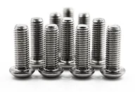 Śruby i nakrętki - M4x20 ŚRUBA KULISTA IMBUSOWA NIERDZEWNA 7380 (25) - miniaturka - grafika 1