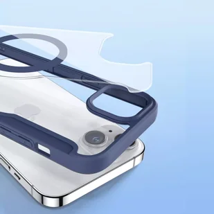 Etui Dux Ducis Skin X Pro do Apple iPhone 15 magnetyczny pokrowiec MagSafe z klapką - niebieski - Pozostałe akcesoria do telefonów - miniaturka - grafika 9