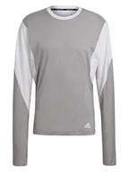 Koszulki sportowe damskie - adidas Koszulka sportowa w kolorze szaro-białym - miniaturka - grafika 1