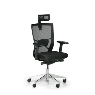 Fotel biurowy, krzesło biurowe B2B Partner Krzesło biurowe Designo, czarny X3-56A-MF/NT01,B15 - Fotele i krzesła biurowe - miniaturka - grafika 1