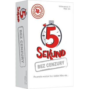 Gra 5 Sekund Bez Cenzury - Zabawki kreatywne - miniaturka - grafika 1