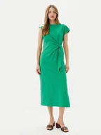 Sukienki - Tommy Hilfiger Sukienka codzienna WW0WW45159 Zielony Regular Fit - miniaturka - grafika 1