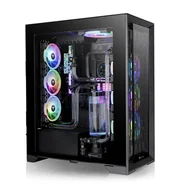 Obudowy komputerowe - Obudowa CTE T500 Full Tower ARGB 14cmx3 Tempered Glassx2 - Czarna - miniaturka - grafika 1