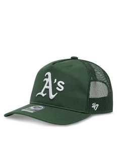 47 Brand Czapka z daszkiem MLB Oakland Athletics Mesh '47 HITCH B-MSHTC18GWP Zielony - Czapki męskie - miniaturka - grafika 1