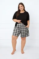 Piżamy damskie - Piżama damska krótki rękaw, krótkie spodnie Klara - Italian Fashion - miniaturka - grafika 1