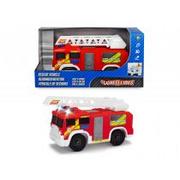 Samochody i pojazdy dla dzieci - Nieprzypisany Auto strażackie 22cm B&G ze światłem 3D i dźwiękiem ICOM1799 - miniaturka - grafika 1