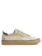 Espadryle męskie - Pepe Jeans Espadryle Port Basic PMS10324 Beżowy - miniaturka - grafika 1