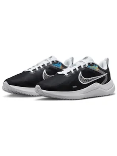 Nike Sneakersy "Downshifter 12 PRM" w kolorze czarnym - Trampki damskie - miniaturka - grafika 1