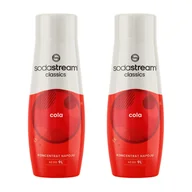 Akcesoria i części AGD - Zestaw Syropów do saturatora SODASTREAM Cola Classic Bez cukru 2x440ml - miniaturka - grafika 1